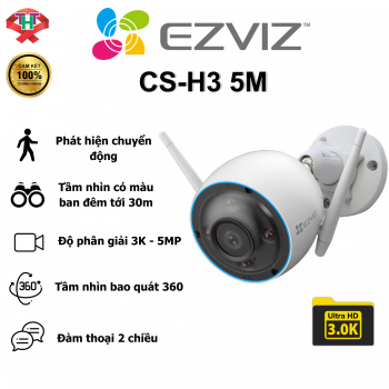 Camera Quan Sát Wifi EZVIZ CS-H3 5M