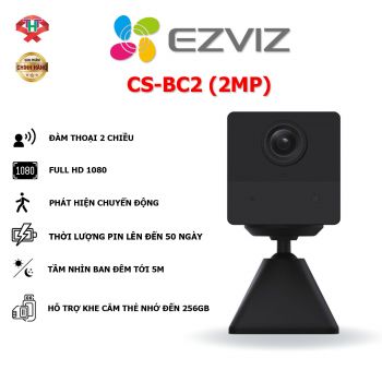 Camera quan sát mini chạy bằng pin Ezviz CS-BC2 (2MP)