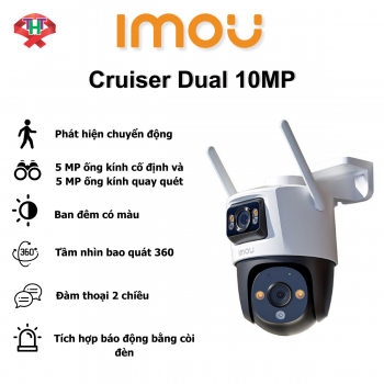 Camera Wifi IMOU Cruiser Dual 10MP IPC-S7XP-10M0WED