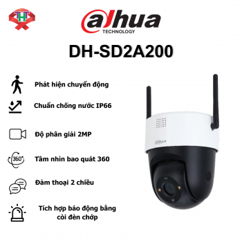Camera PTZ Wifi Dahua 2MP DH-SD2A200-GN-AW-PV