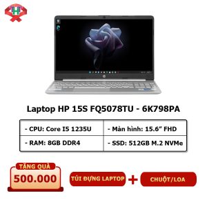 may tinh xach tay HP 15s-fq5078TU i5 - 6K798PA